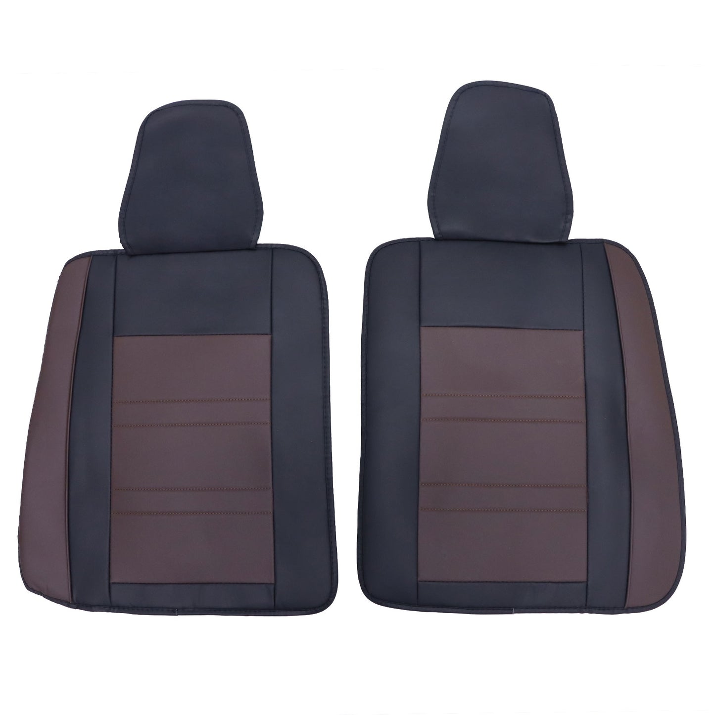 For 2007-2021 Subaru Impreza 5-Seats Seat Covers Front + Rear Cushion Brown