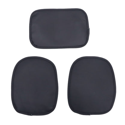 PU Leather 5 Seat Covers Black & Blue Full Set Front & Rear Cushion Fits Honda