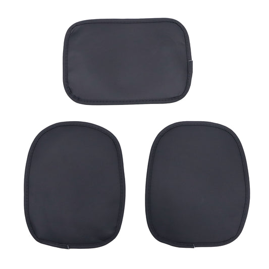 PU Leather 5 Seat Covers Black & Blue Full Set Front & Rear Cushion Fits Honda