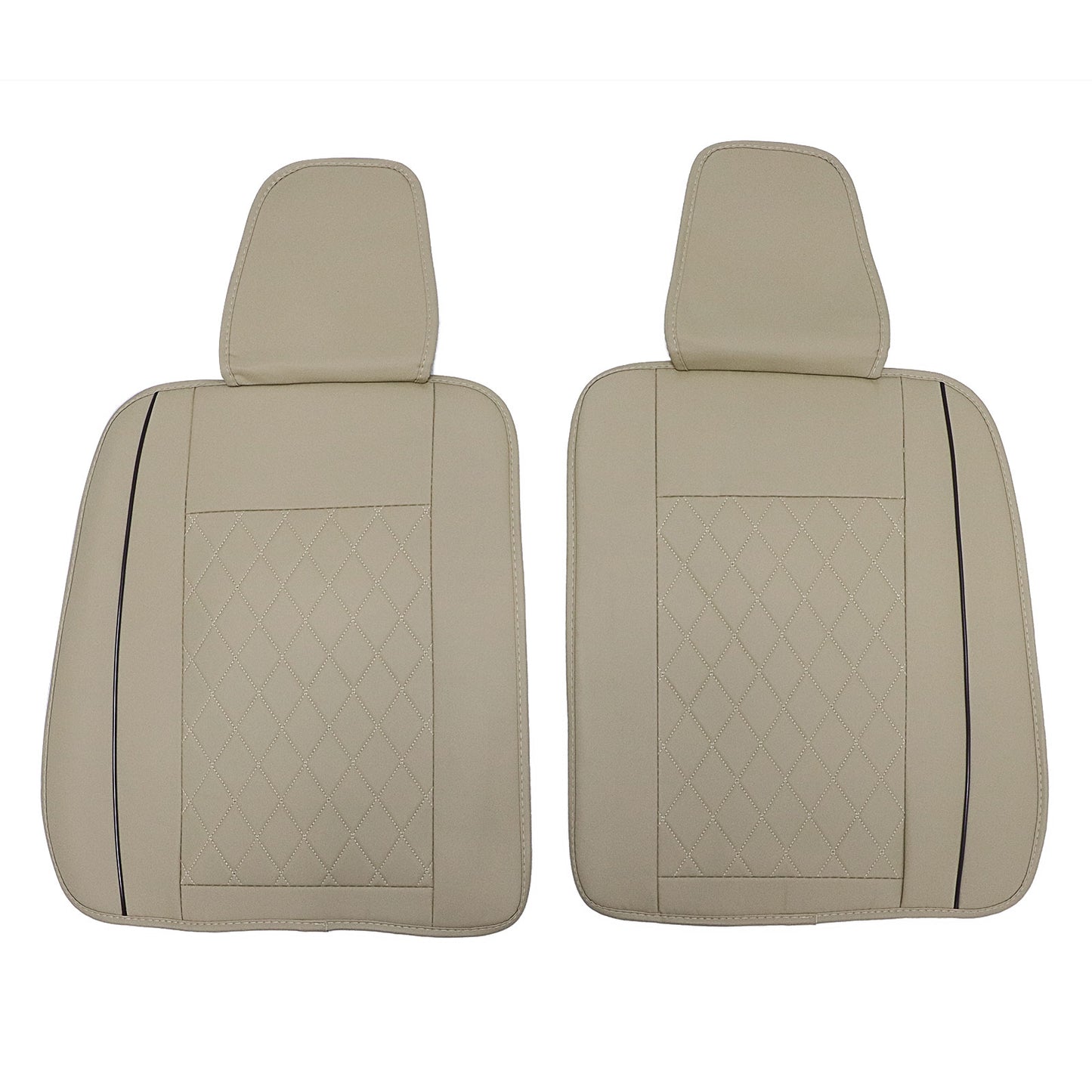 For 2009-21 Dodge Ram 1500 Car Seat Cover 5 Seats Full Set PU Leather Cushion