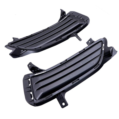 New Fits Hyundai Tucson 2019-2021 Front Fog Light Lamp Covers Bezels 2PCS Black