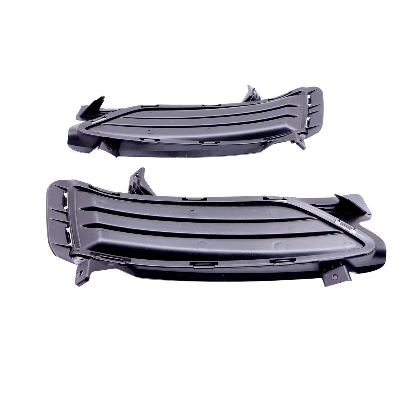 New Fits Hyundai Tucson 2019-2021 Front Fog Light Lamp Covers Bezels 2PCS Black
