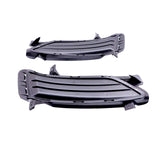 New Fits Hyundai Tucson 2019-2021 Front Fog Light Lamp Covers Bezels 2PCS Black