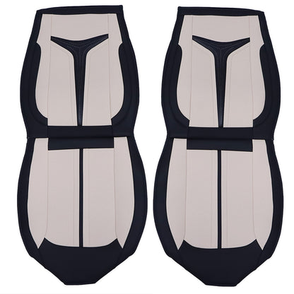 For Ford F150 F-150 Crew Cab PU Leather Car Seat Covers Full Set Front & Rear