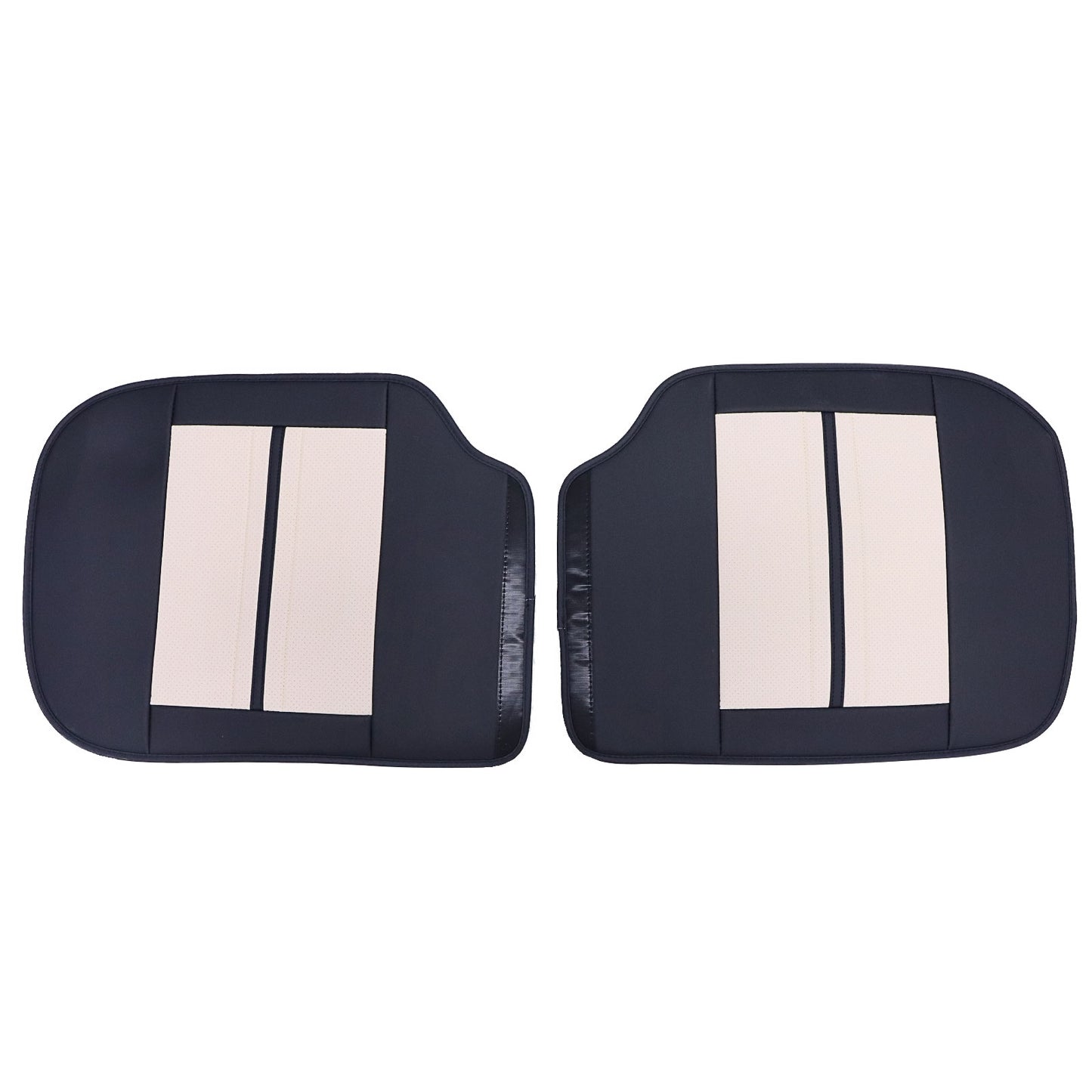 For Ford F150 F-150 Crew Cab PU Leather Car Seat Covers Full Set Front & Rear