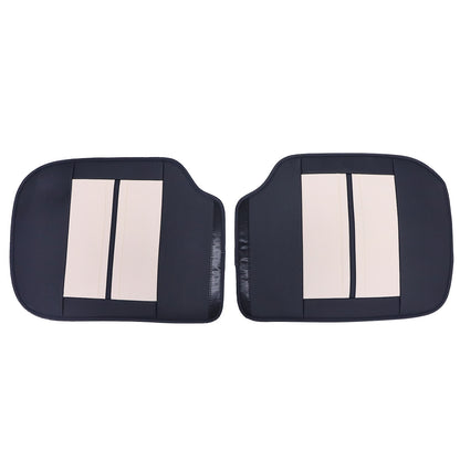 For Ford F150 F-150 Crew Cab PU Leather Car Seat Covers Full Set Front & Rear