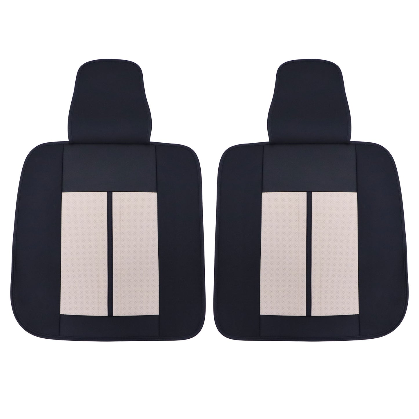 For Ford F150 F-150 Crew Cab PU Leather Car Seat Covers Full Set Front & Rear