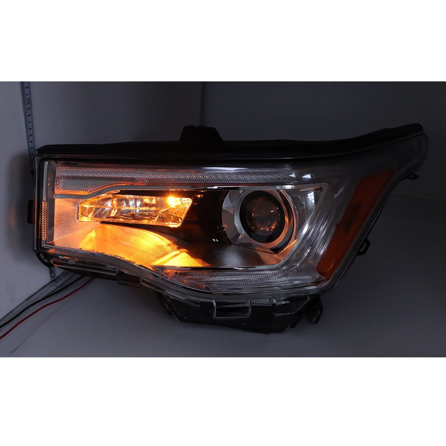 For 2017-2019 GMC Acadia Driver LH Side Chrome Halogen Headlamp w/ LED DRL
