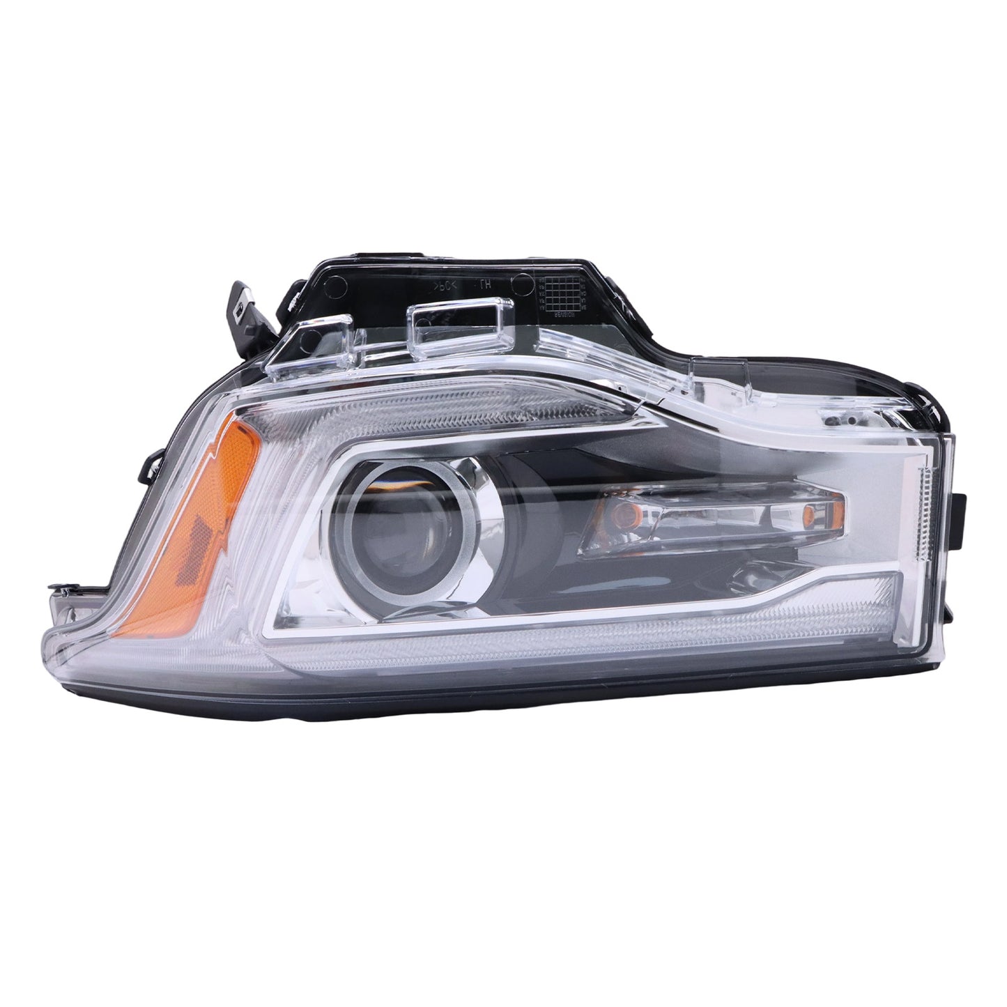 For 2017-2019 GMC Acadia Driver LH Side Chrome Halogen Headlamp w/ LED DRL