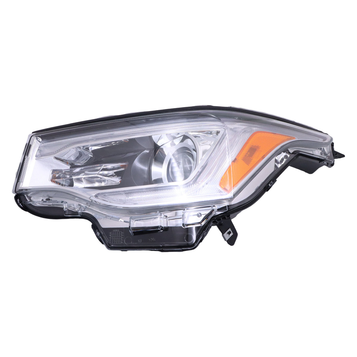 For 2017-2019 GMC Acadia Driver LH Side Chrome Halogen Headlamp w/ LED DRL