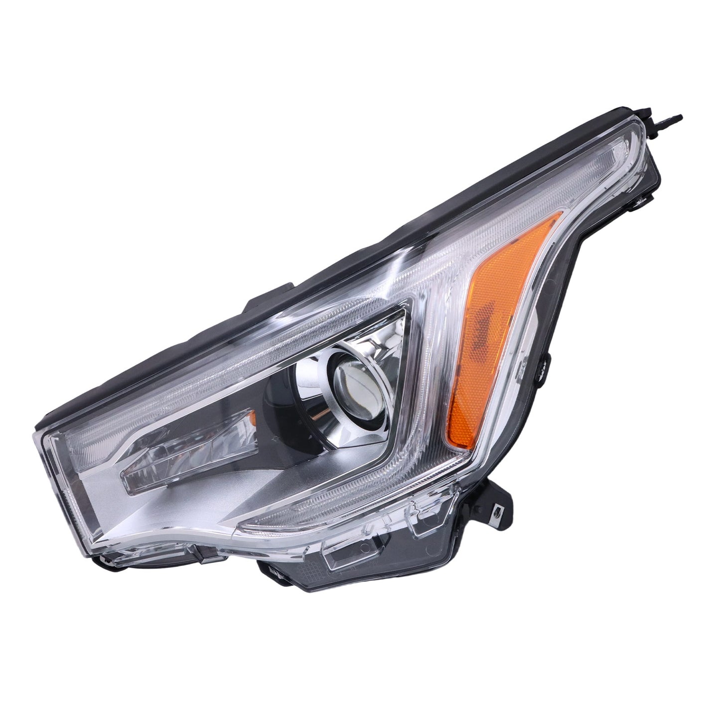 For 2017-2019 GMC Acadia Driver LH Side Chrome Halogen Headlamp w/ LED DRL