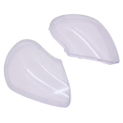 Pair Headlight Lens Cover Shell+Glue Clear For Porsche Cayenne 2003 04 2005 2006
