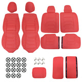 Fits 2009-21 Dodge Ram 1500 Car Seat Cover 5 Seats Full Set PU Leather Cushion