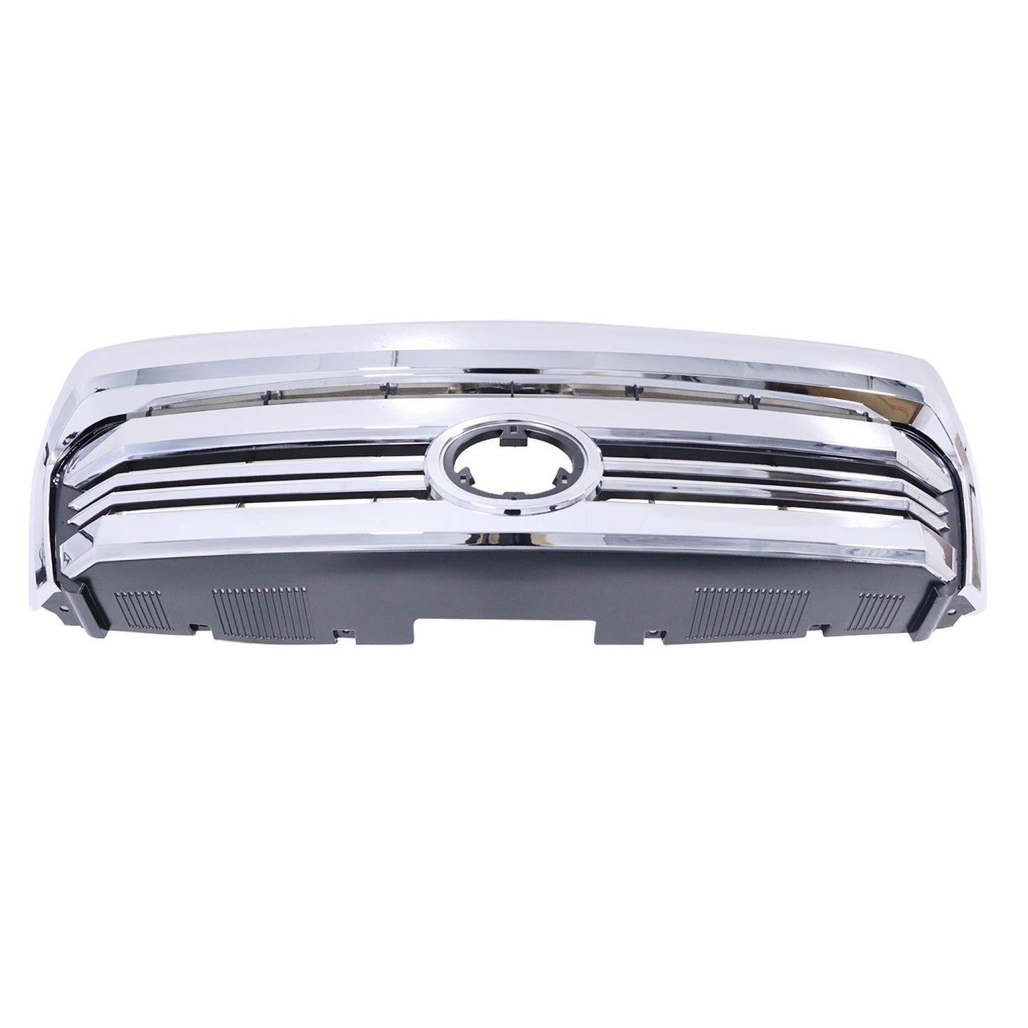 Fit For 2014 15-2021 Toyota Tundra Plastic Front Bumper Grille Assembly Chrome