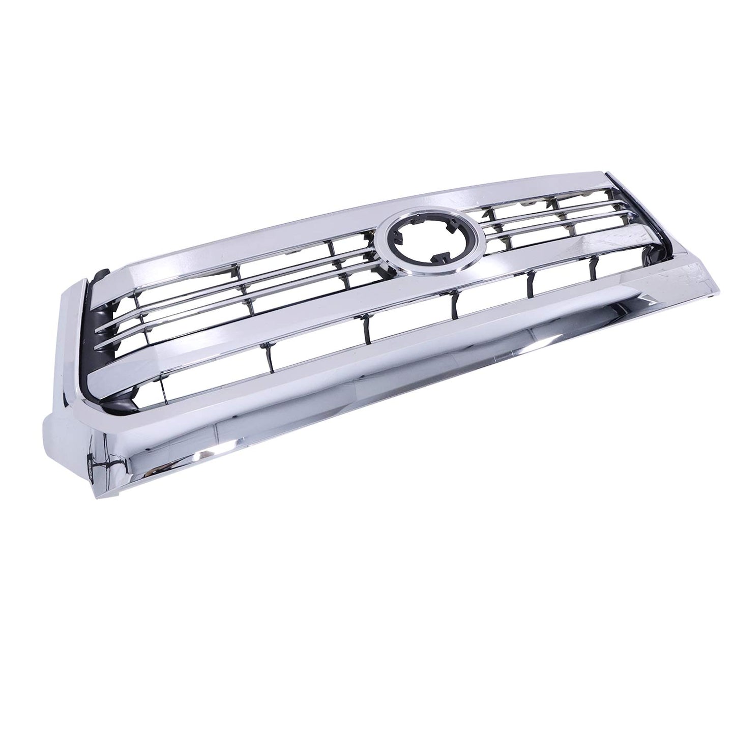 Fit For 2014 15-2021 Toyota Tundra Plastic Front Bumper Grille Assembly Chrome