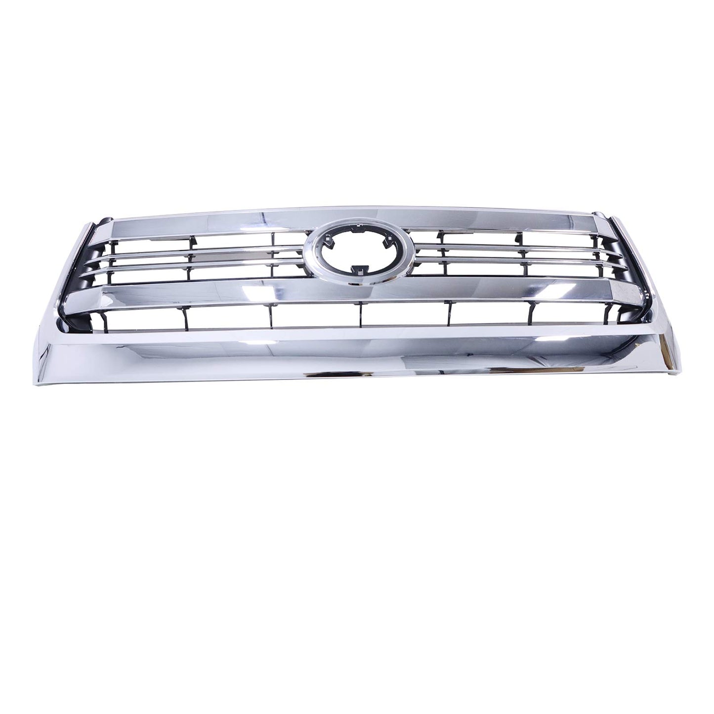Fit For 2014 15-2021 Toyota Tundra Plastic Front Bumper Grille Assembly Chrome