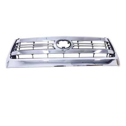 Fit For 2014 15-2021 Toyota Tundra Plastic Front Bumper Grille Assembly Chrome