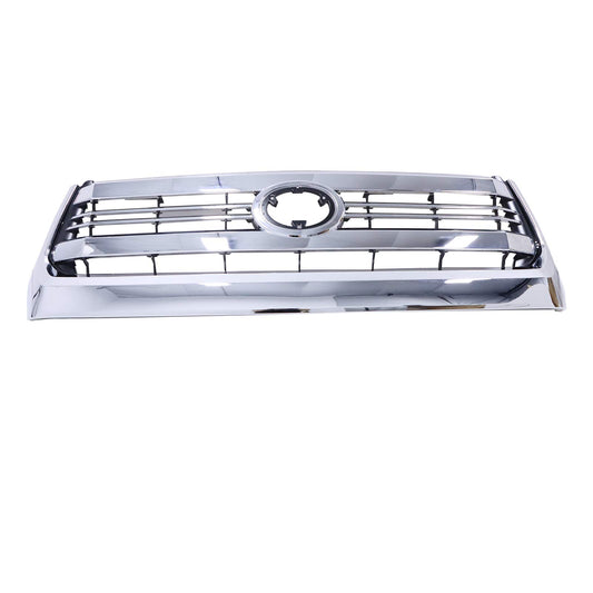 Fit For 2014 15-2021 Toyota Tundra Plastic Front Bumper Grille Assembly Chrome