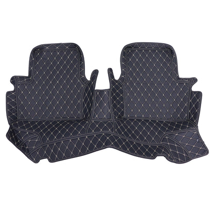Microfiber Leather Floor Mats Liner Front & Rear Set For 2012-2019 Ford Fiesta