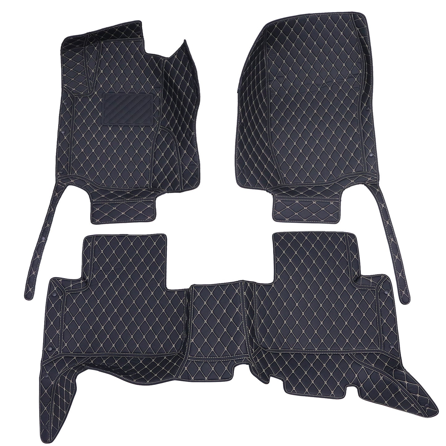 For 2012-15 Mercedes Benz ML Microfiber Leather Floor Mats Liners Front & Rear