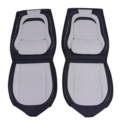 For Toyota Prius 2003-2015 Car 5-Seat Cover Front & Rear Cushion Pad Gray