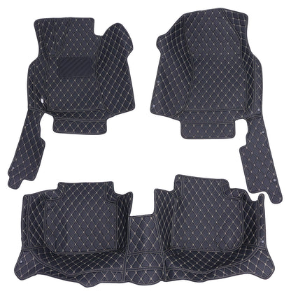Car Floor Mats Fit For Subaru Outback 2010-2014 Microfiber Leather Full Set