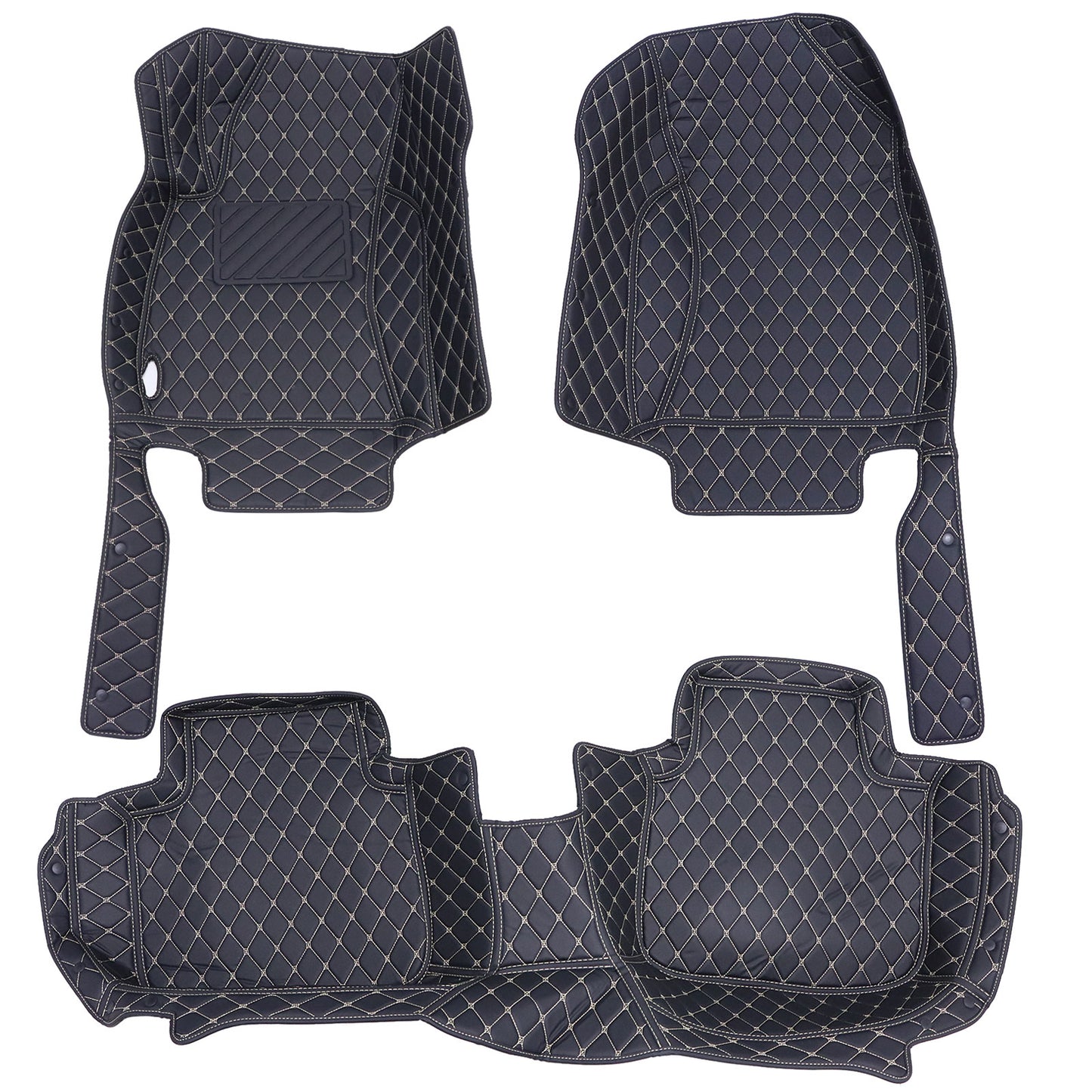 For 2015-2019 Subaru Outback Microfiber Leather Floor Mats Liners Front & Rear