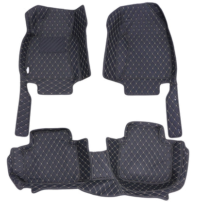 For 2015-2019 Subaru Outback Microfiber Leather Floor Mats Liners Front & Rear