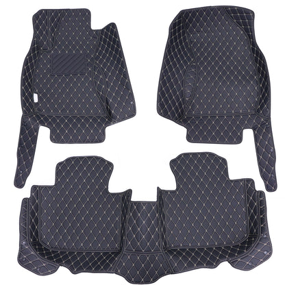 For 2014-2018 Subaru Forester Microfiber Leather Floor Mats Liners Front & Rear