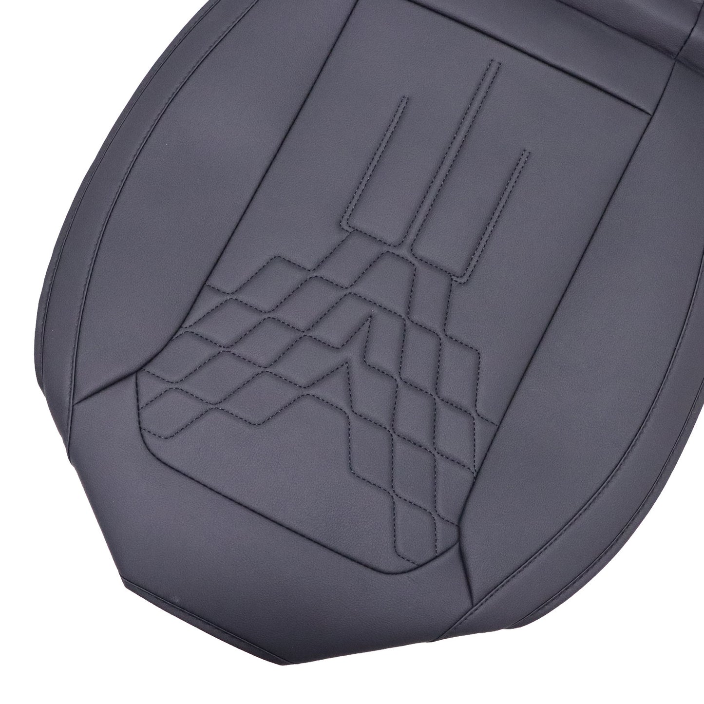 Faux Leather Full Surround Set Car 2-Seat Cover Protector For Toyota Black