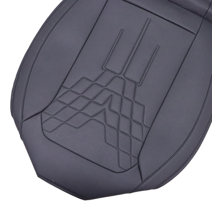 Faux Leather Full Surround Set Car 2-Seat Cover Protector For Toyota Black