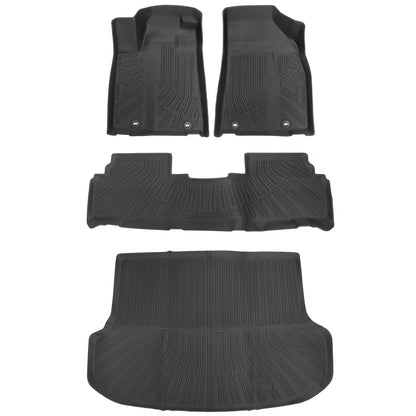 TPE Floor Mats Liners+Trunk Cargo Liner For 2013-2015 Lexus RX350 RX450h Weather