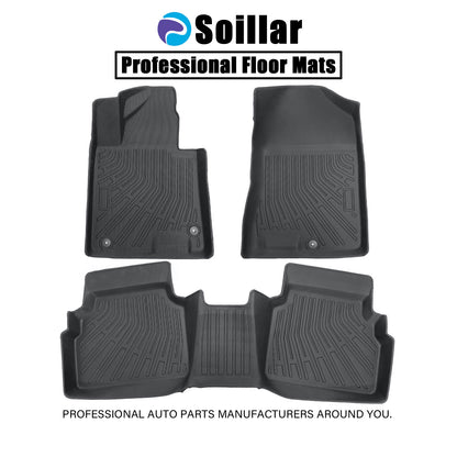 TPE Floor Mats Liner 3D Model For 2020-2026 Hyundai Sonata / 2021-26 Kia K5 FWD