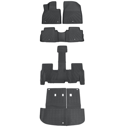 Floor Mats & Trunk Cargo Liner All Weather TPE For 2020-2025 Hyundai Palisade