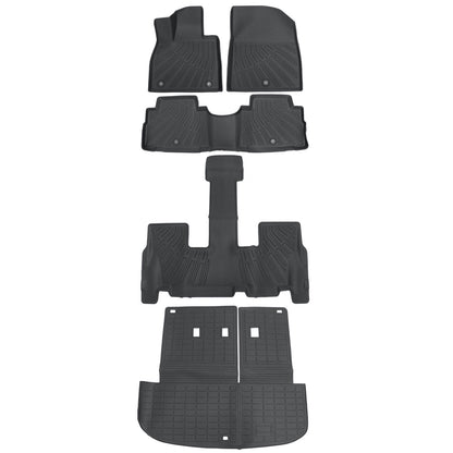 Floor Mats & Trunk Cargo Liner All Weather TPE For 2020-2025 Hyundai Palisade