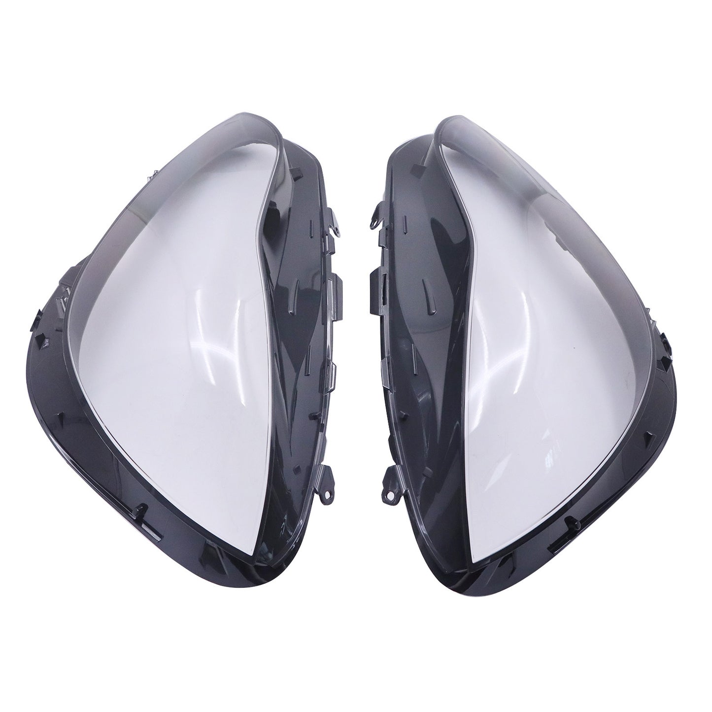Pair Clear Headlight Lens Cover Fit For 2014-2016 Mercedes-Benz W212 E-Class
