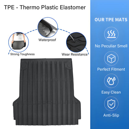 TPE Trunk Bed Mat Cargo Liner 4.5FT For 2022-2025 Ford Maverick All Weather NEW