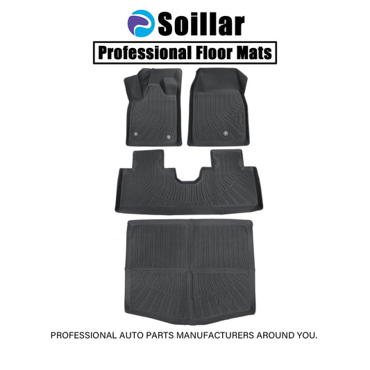 TPE Floor Mats & Trunk Cargo Liner For 2021-2025 Ford Mustang Mach-E Floor Liner