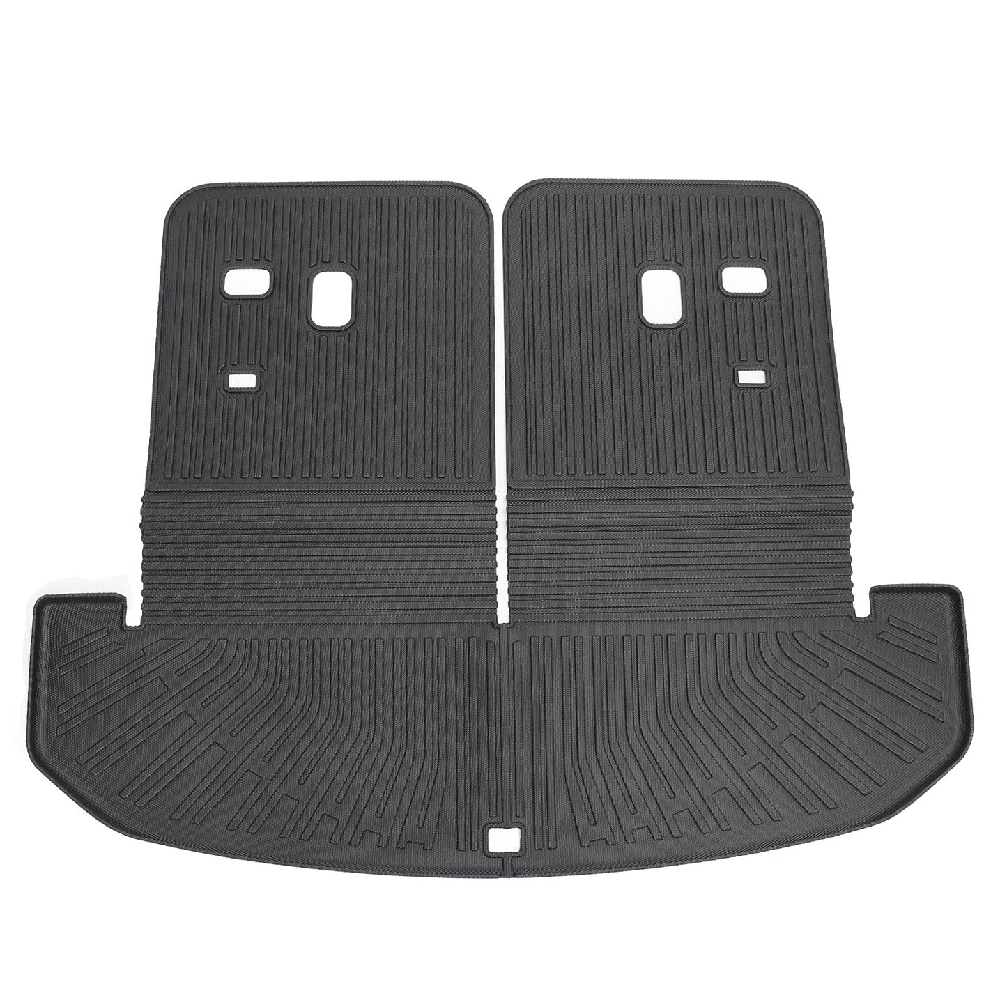 Floor & Backrest & Trunk Cargo Mats Liner For 2021-2025 Kia Sorento 6/7 Seat TPE
