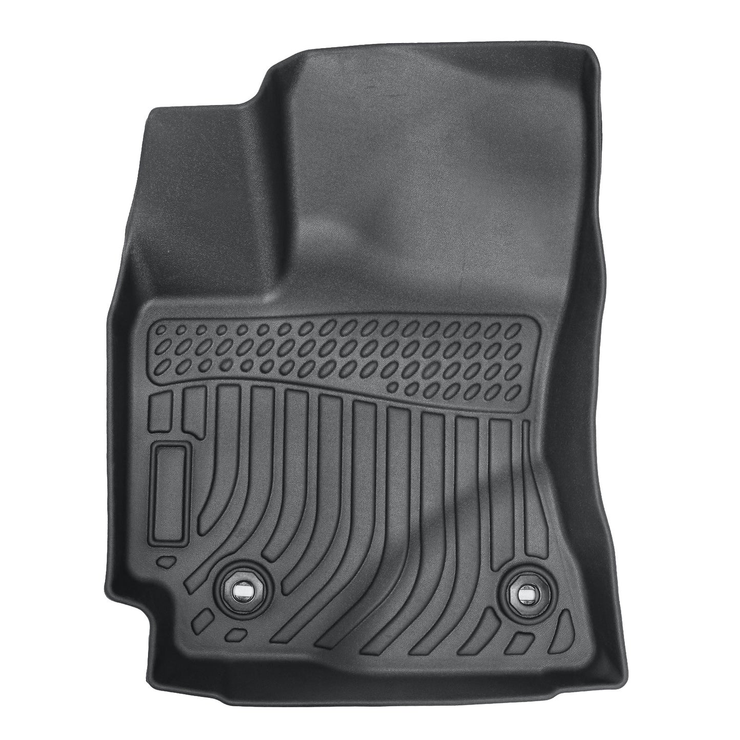3D Model Floor Mats TPE For 2014-2019 Toyota Corolla 2-Row Liners Black