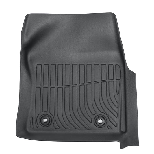 TPE Front & Rear Floor Mats Liner Black For 2022-2025 Toyota Tundra Crew Max Cab