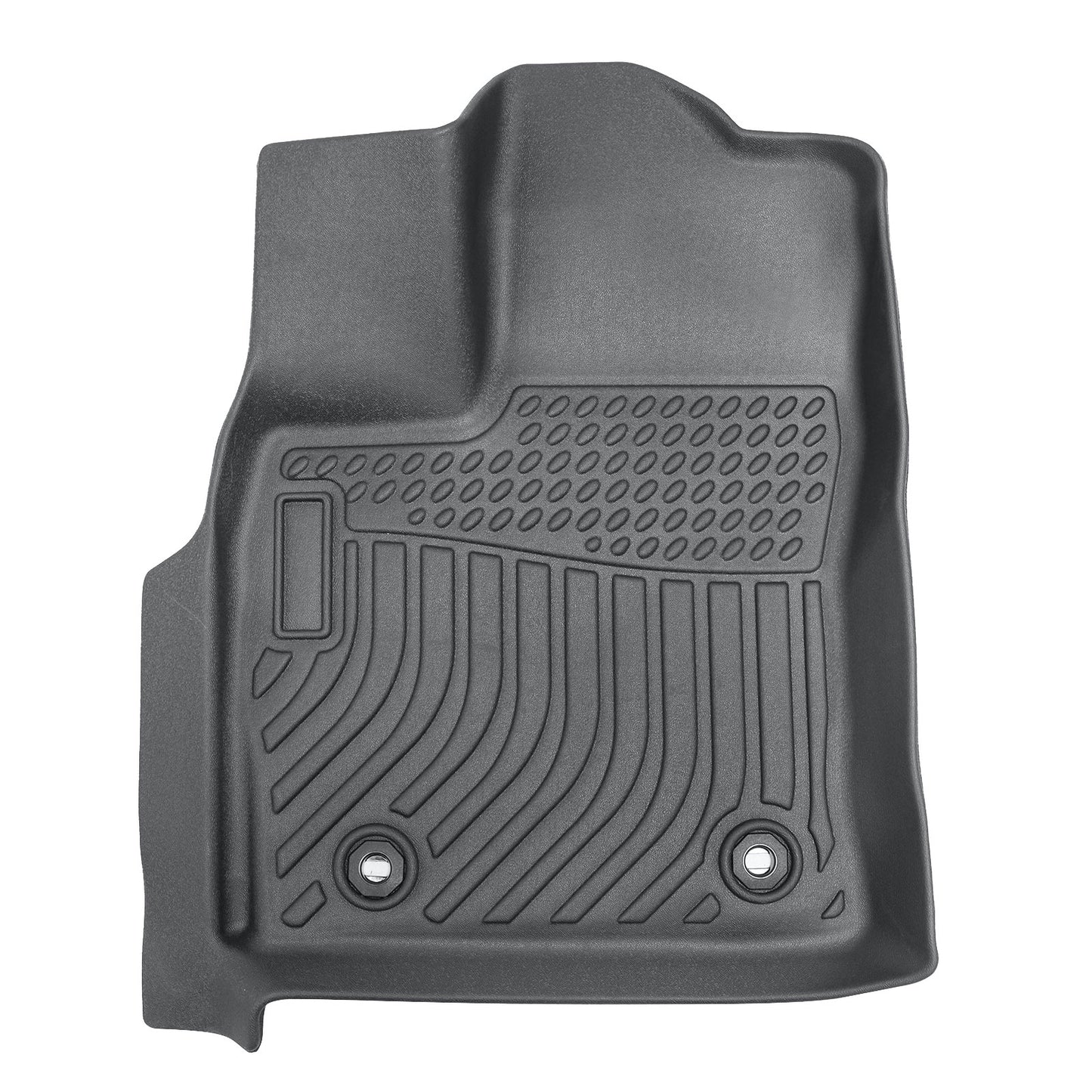 TPE Front & Rear Floor Mats Liner Black For 2022-2025 Toyota Tundra Crew Max Cab