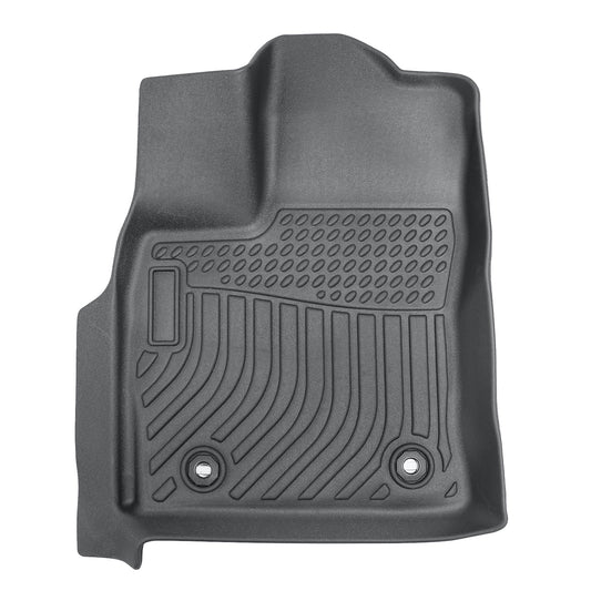 TPE Front & Rear Floor Mats Liner Black For 2022-2025 Toyota Tundra Crew Max Cab