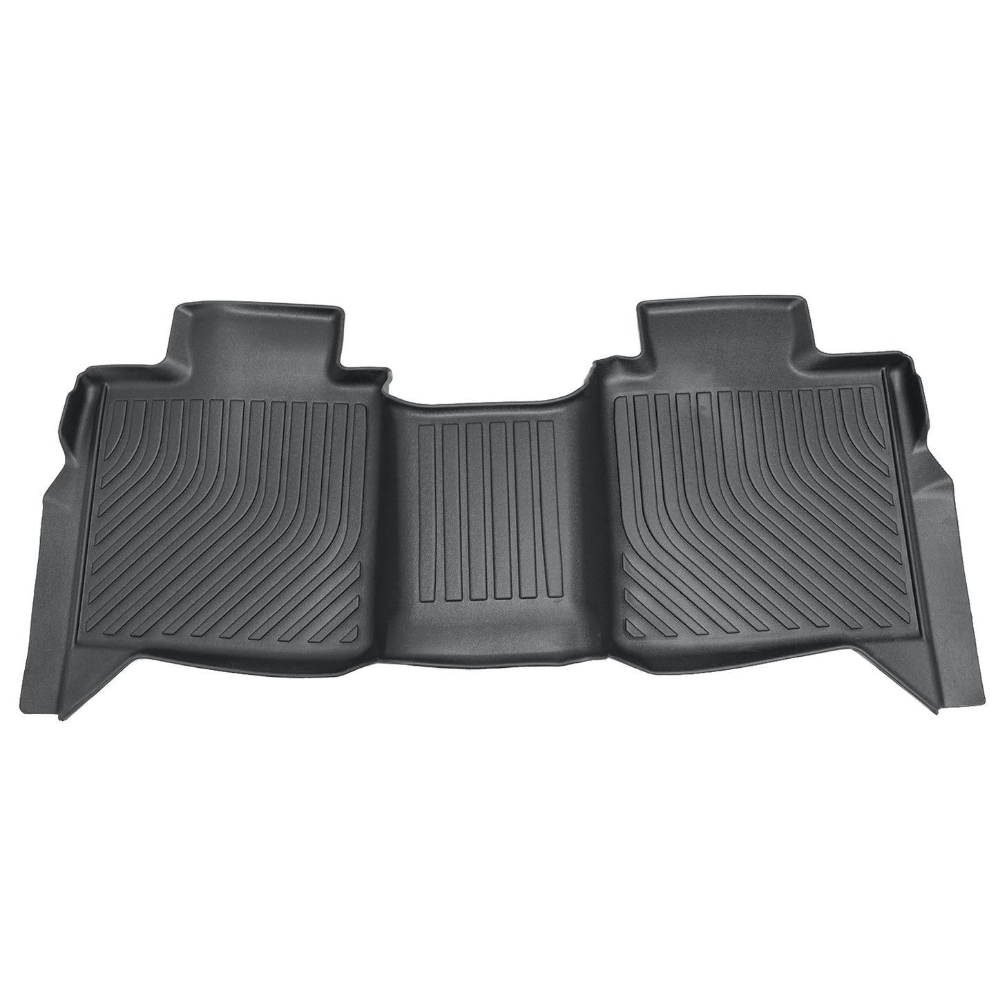 TPE Front & Rear Floor Mats Liner Black For 2022-2025 Toyota Tundra Crew Max Cab