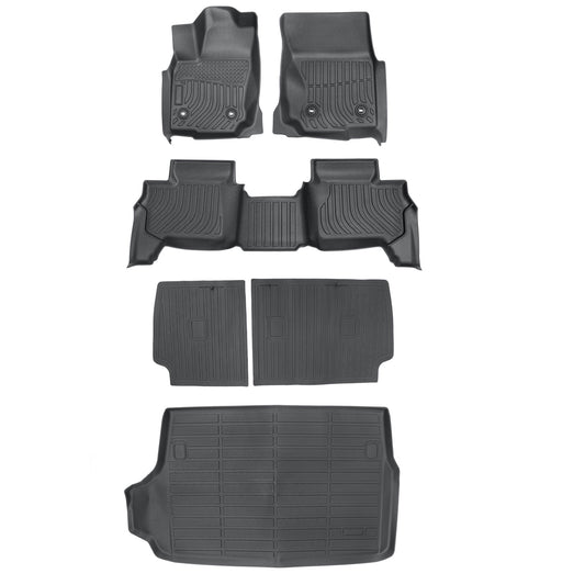 Floor-Backrest-Trunk Cargo Mats Liner For 2025 2026 Toyota 4Runner Gas 5Seat TPE