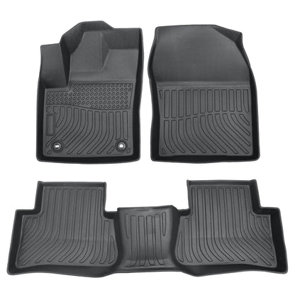 Floor Mats Liner For 2018-2022 Toyota C-HR 4-Door Front & Rear All Weather Black