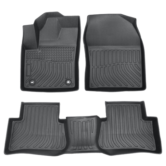 Floor Mats Liner For 2018-2022 Toyota C-HR 4-Door Front & Rear All Weather Black