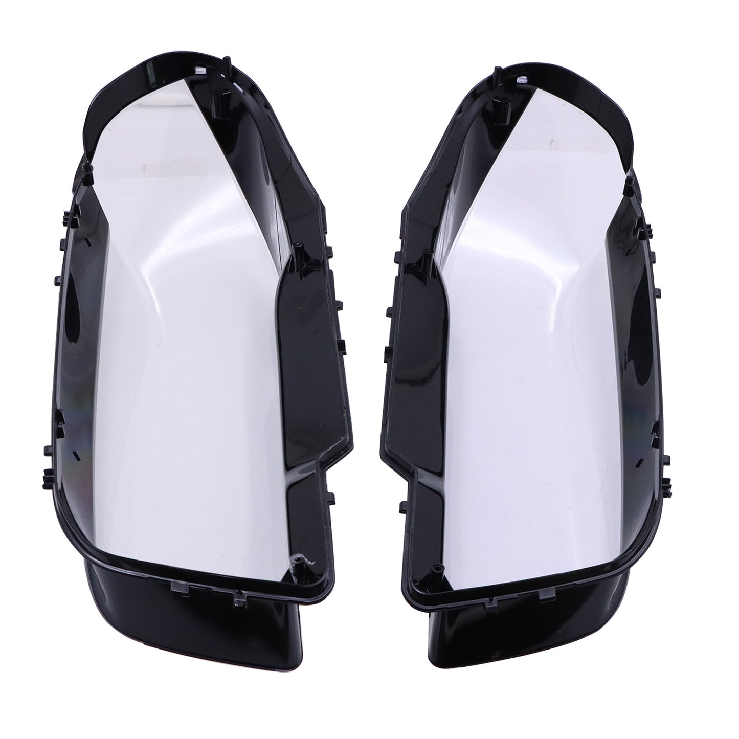 For BMW 2004-2010 X3 E83 xDrive30i Black Housing 2x Headlight Lens Cover Shell