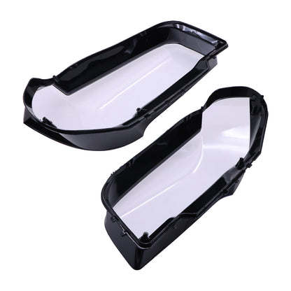 For BMW 2004-2010 X3 E83 xDrive30i Black Housing 2x Headlight Lens Cover Shell