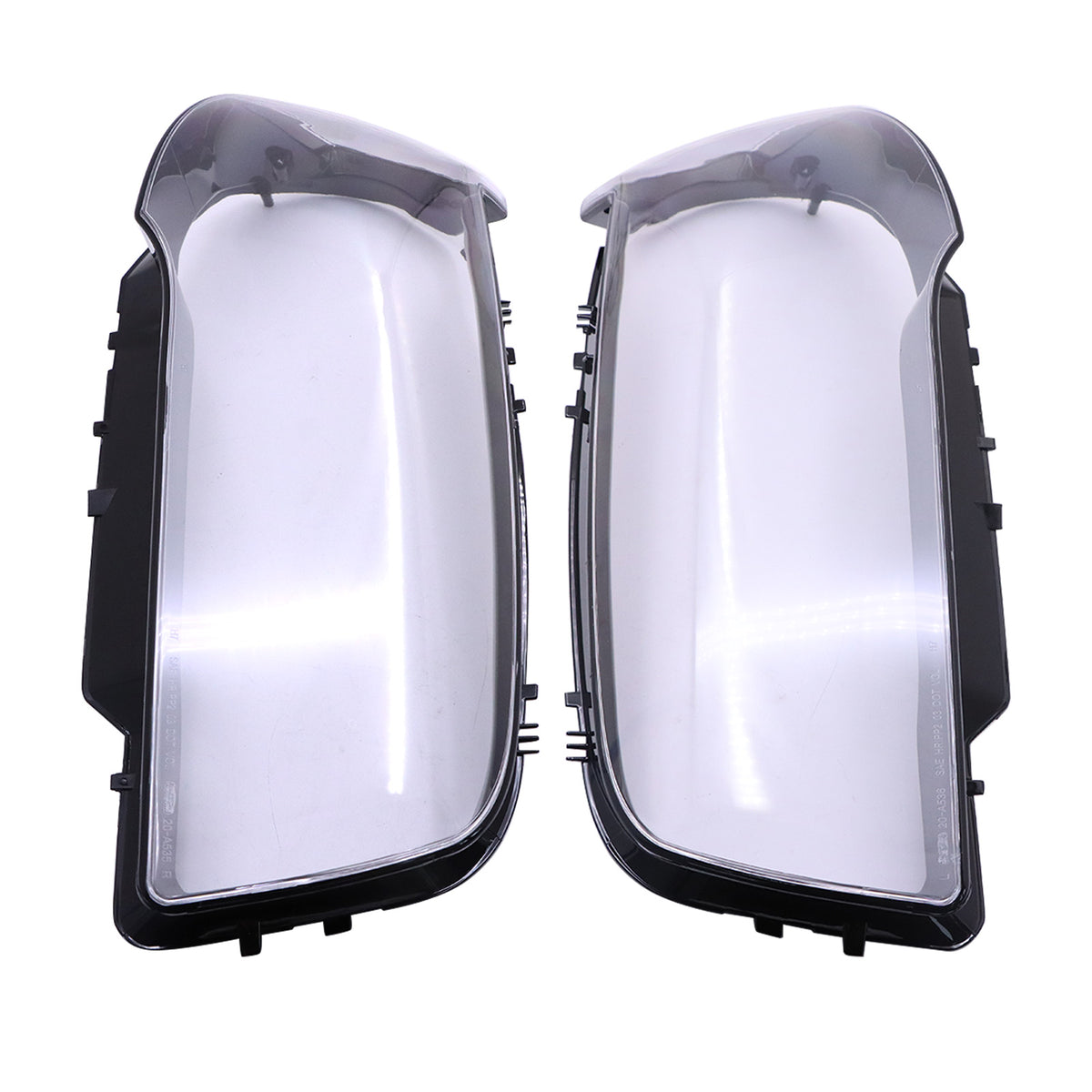 For BMW 2004-2010 X3 E83 xDrive30i Black Housing 2x Headlight Lens Cover Shell
